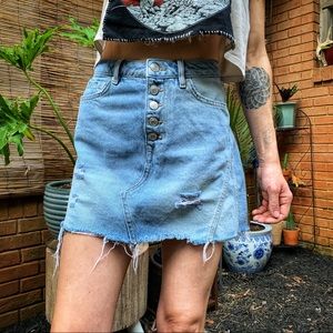 🌑 S O L D 🌑

We the Free Denim Skirt